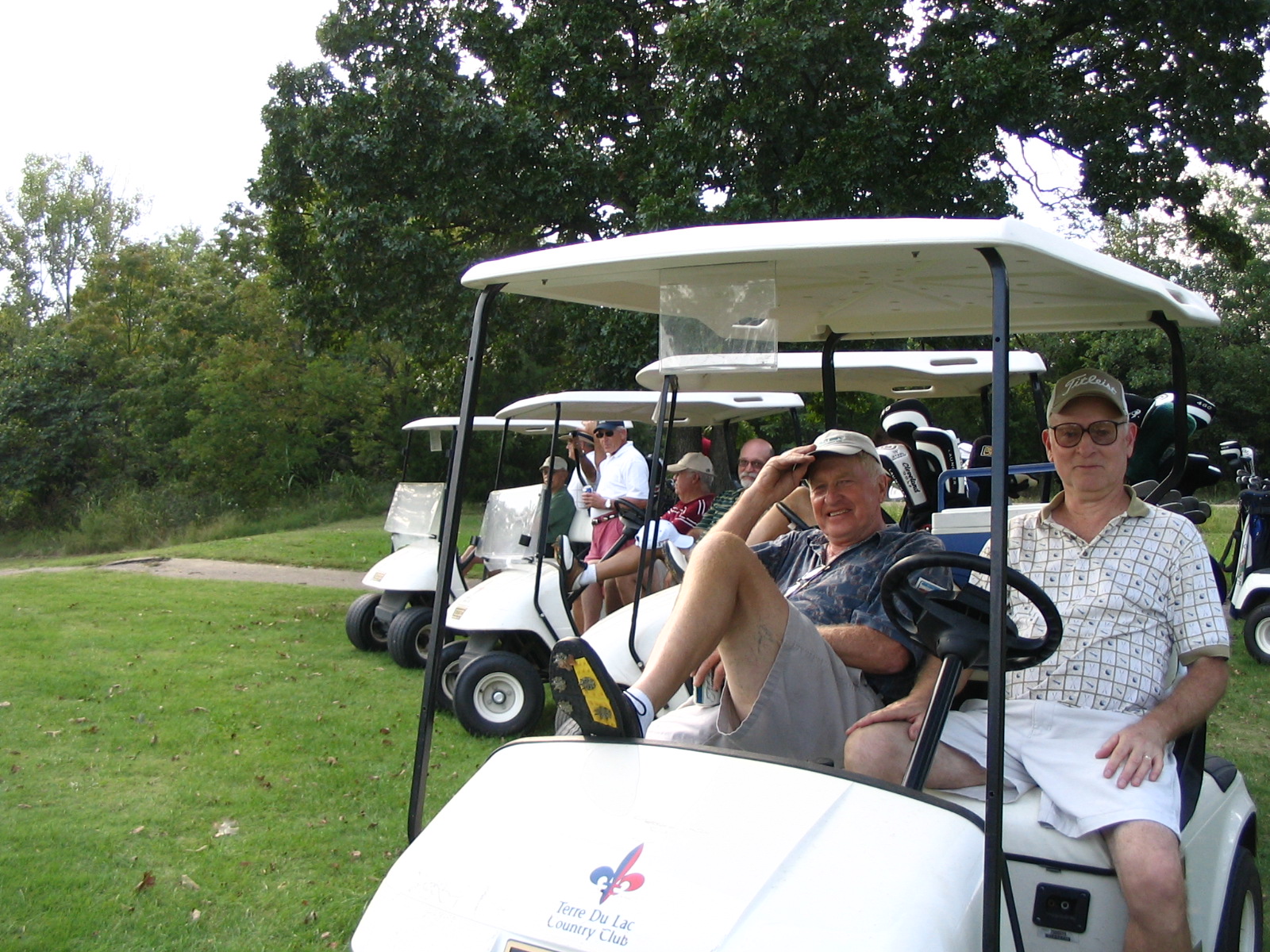 2008 TDL--valley course--Art Johnson & Bill Meldrum after 27