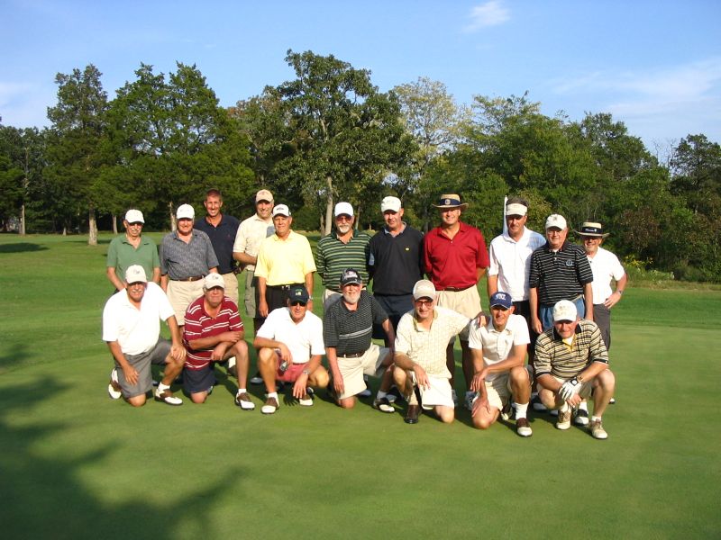 2008 TDL--valley course--scramble guys on 9th green