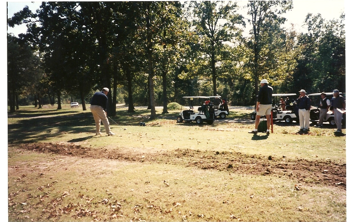 1997 TDL--valley course--Mel Baldus on 1st tee