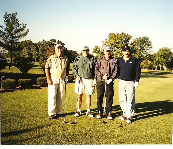 2001  TDL--Houser Dierker Perulfi Phillips--1st tee