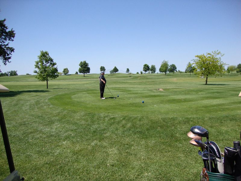 2010 Crown Pointe--Gerry Schwalbe 2nd tee (I think) of scramble