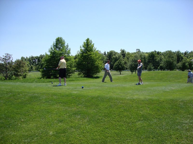 2010 Crown Pointe--Wettig 1st hole of scramble--Tony Johnson & Perulfi