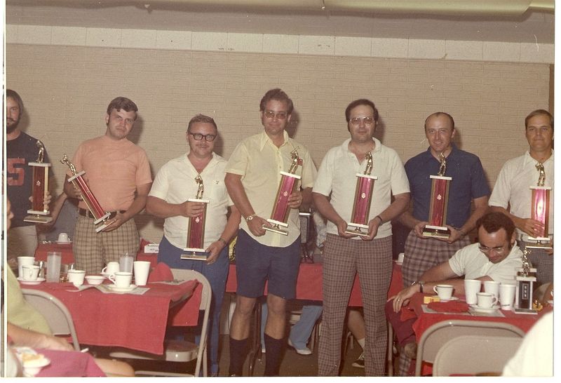 1975 'Duffers'--Wagner, Hibbits, Messerli, Daniel Nadziejko, Olson, Sutton (Meldrum absent)