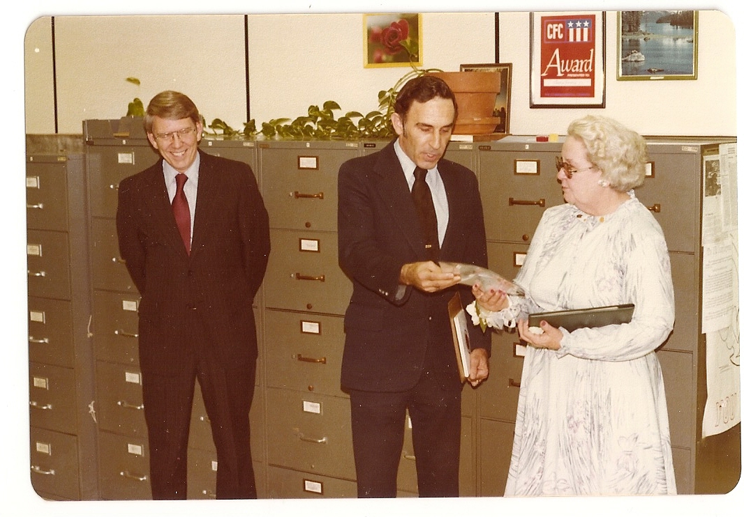 1979 Bernice Ret--Jack Niemi, Carl Myers & Bernice Thornton