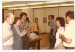 1983 Deb leaves--.Earl Ehlers, ______,Pat Conroy, Jim Butery, Russ Elliot & Deb