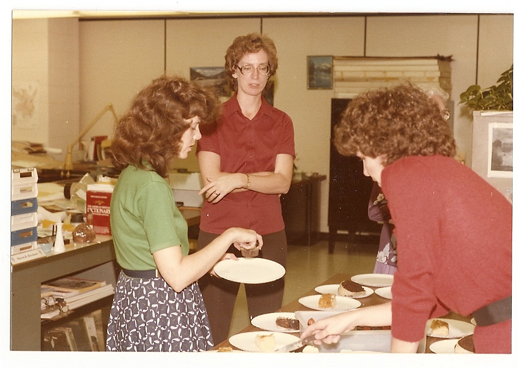 1983 Deb leaves--Laurel Lane, Linda Wichlan & Karen Yeager