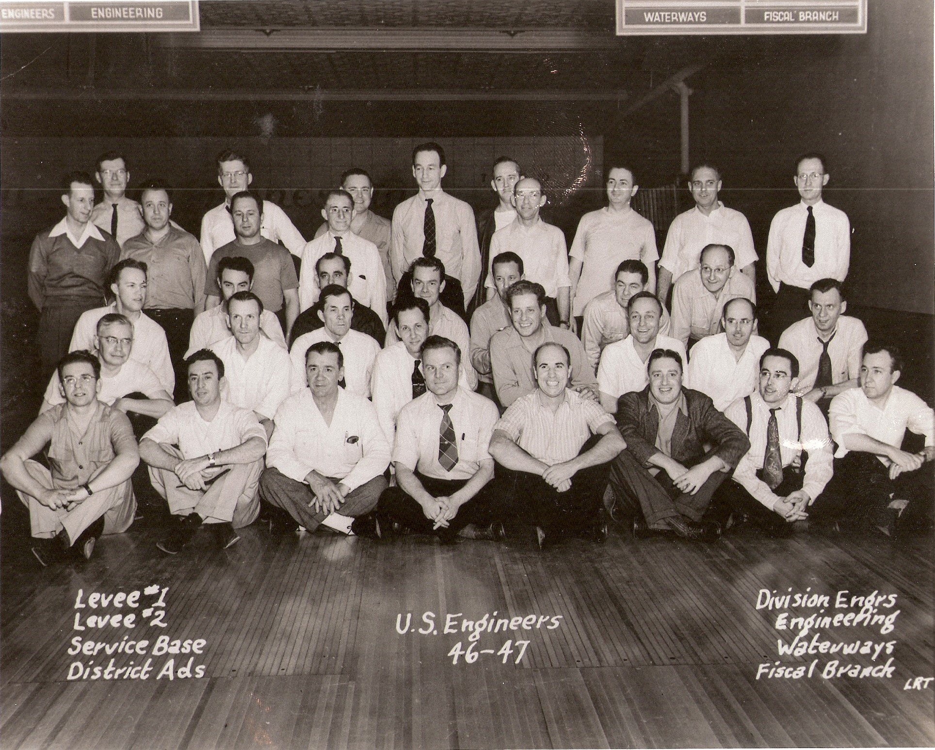 Corps Bowlers 1946-47