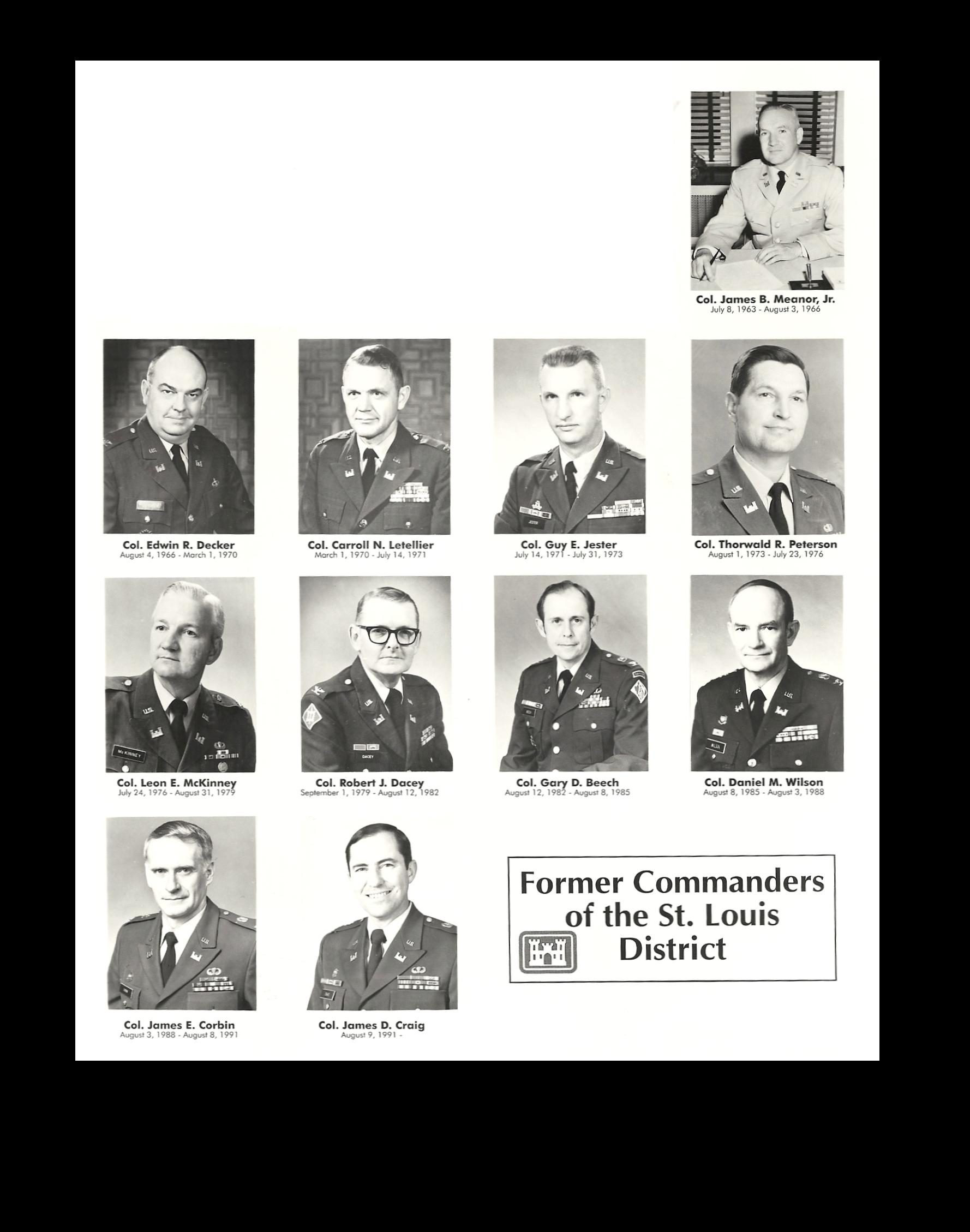 District Engineers 1963-1991