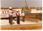 1981 Mel Price L & D--early construction, Bill Sutton & Jack Niemi