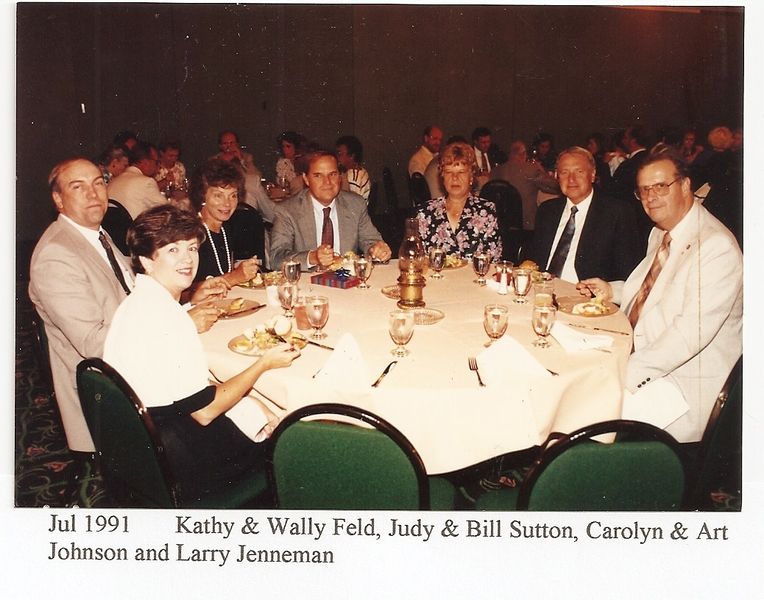 Jul 1991--Feld & wife, Sutton & wife, Johnson & wf, Jenneman