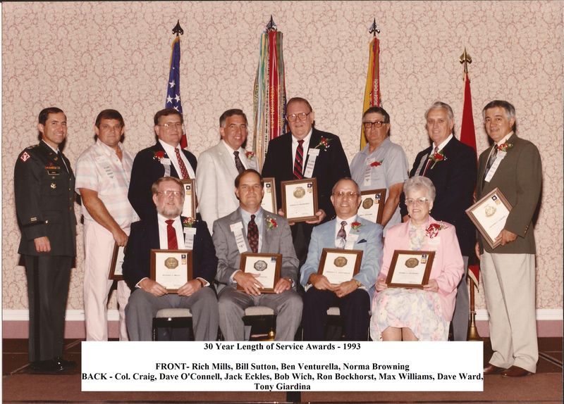 30 Year Length of Service Awards - 1993