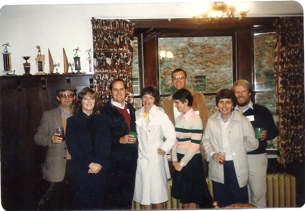 L to R: Jerry and Jan Murphy; Bill and Judy Sutton; Walt and Jackie Schuster; Mary and Rich Mills Circa 1970's