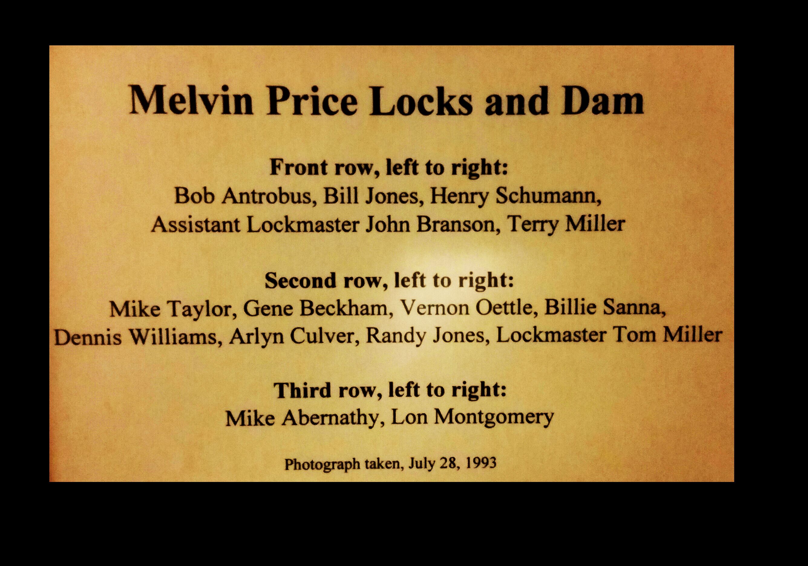 Mel Price L&D Names-1993