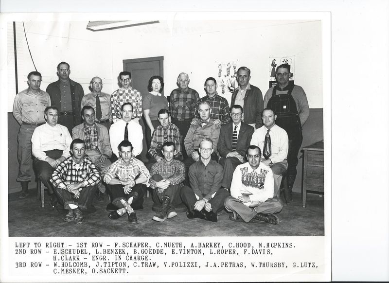 Construction Div Staff-2-Circa 1960