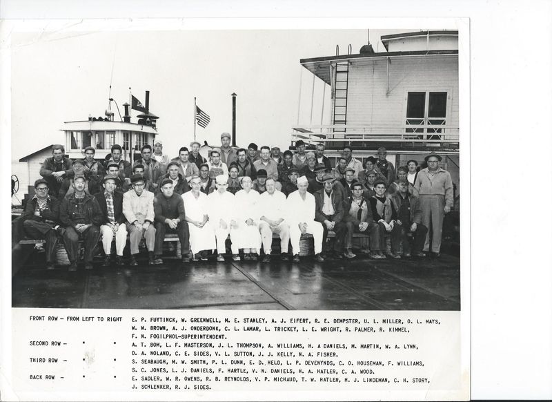 Pile Driving Crew Circa 1940's