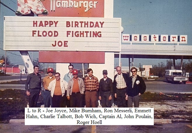 Illinois River Flood Fight Team-Spring 1973