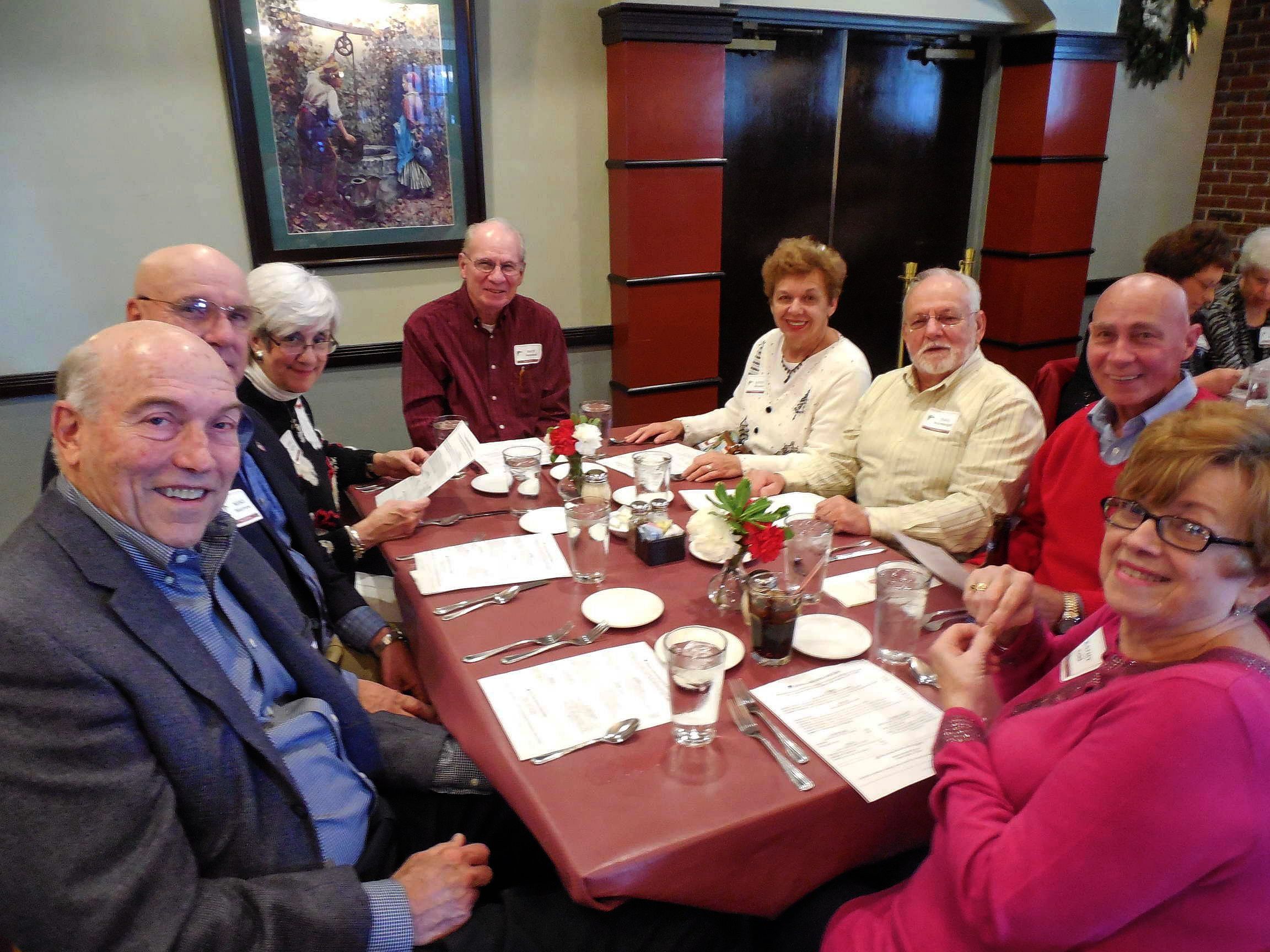 Wally Feld, Col Mike and Lynne Morrow, Matt and Kathy Struckel, Paul Kornberger, Larry Strunk, Kathy Feld