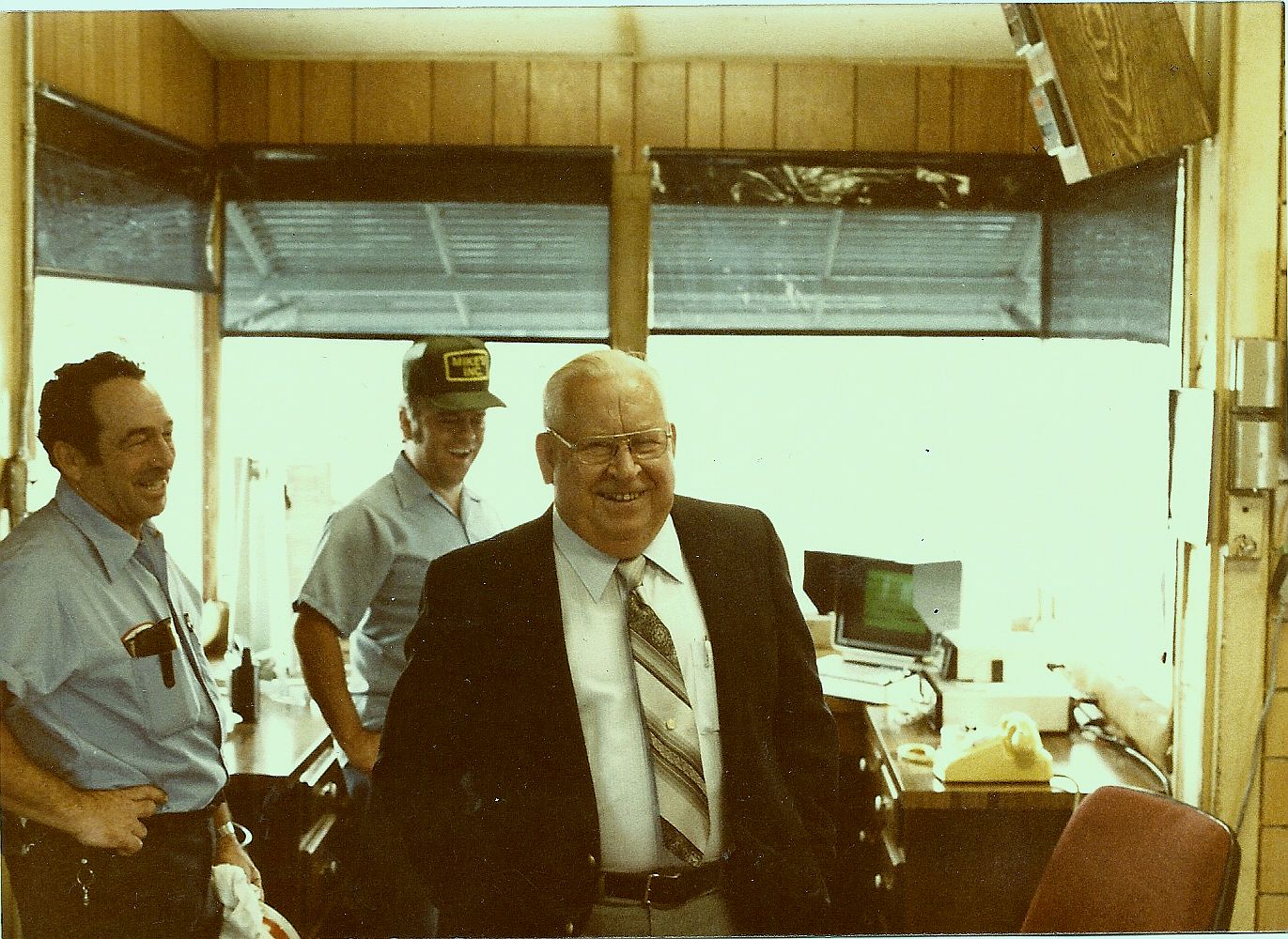 Larry Stahlschmidt, Mike Taylor and James Fogilphol - 1984