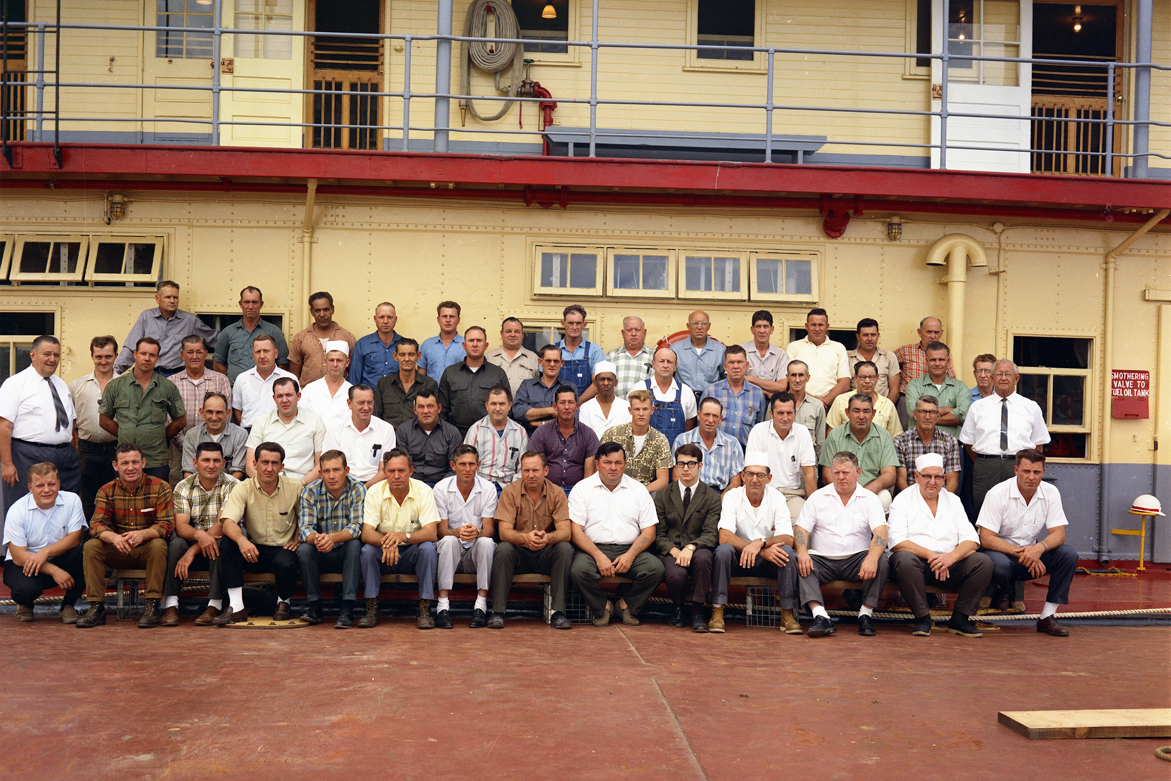 Dredge Ste. Genevieve's Crew - 1968