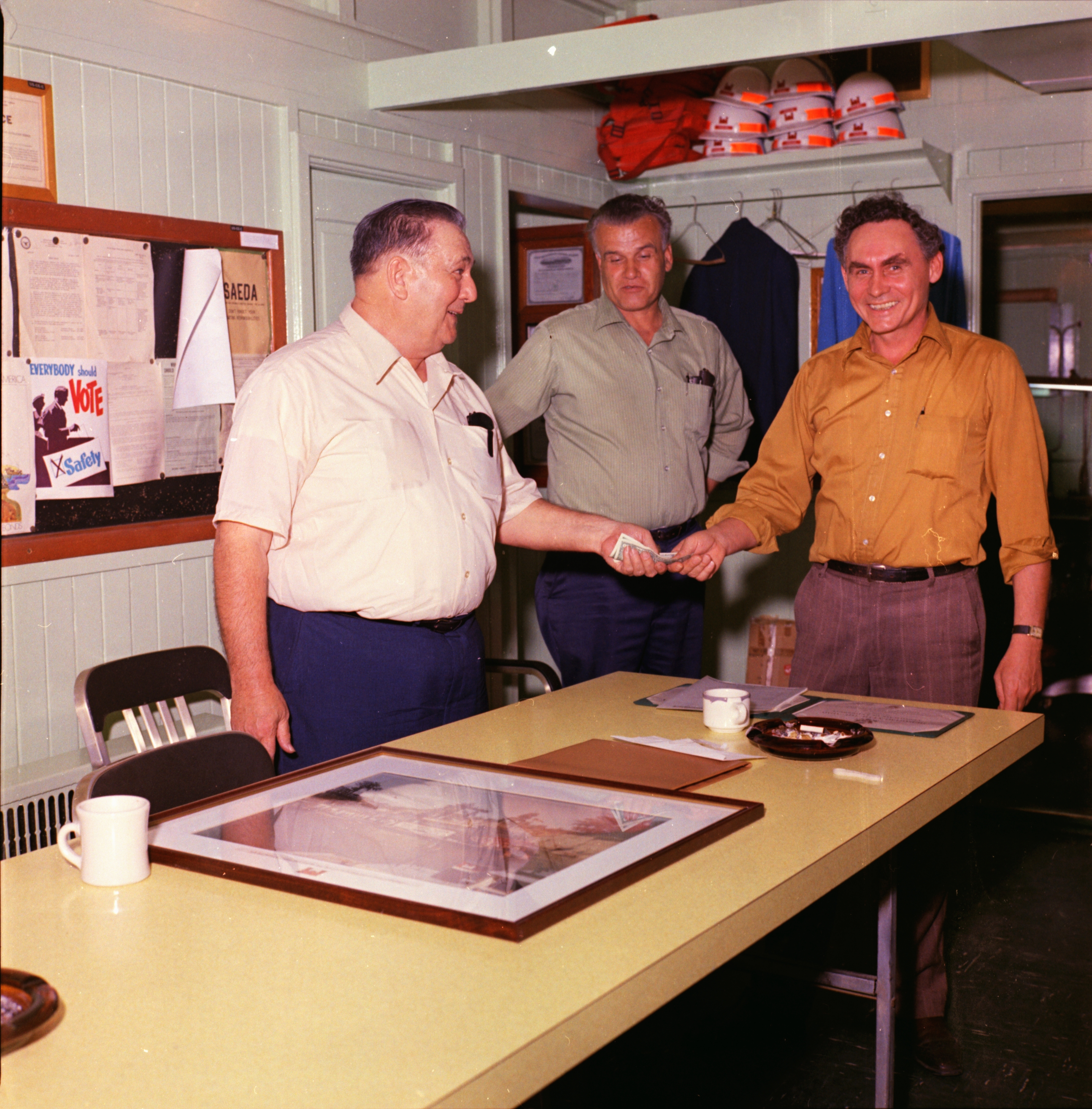 Captain Baxter, Clyde Dunn, and Bryan Pinkston