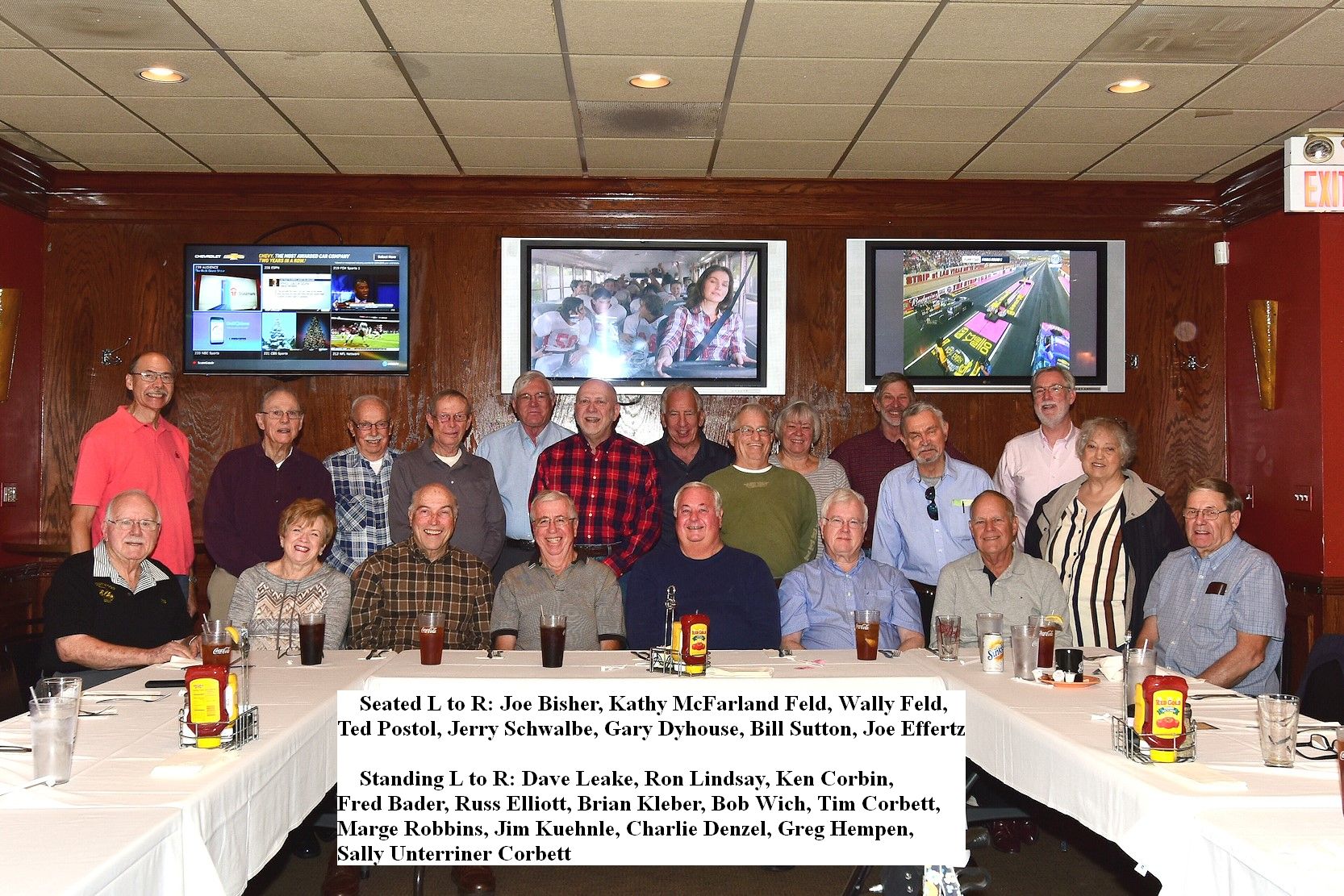 Retirees' Lunch at Kirkwood Duffy's - Nov 2016