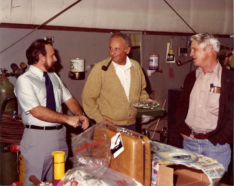 Paul Kornberger, Stan Wiseman, and Dale Beard - L&D 27 Resident Office, 1981