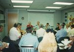 Visible Faces-John Perulfi, John Dierker, Emmett Hahn, Colonel Suermann, Lt.Colonel Jones. Jake Scanlon, and Sandy Clawson