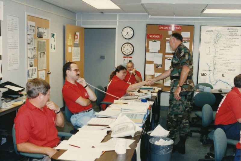 Mike Rector, Steve Farkas, Ida Morris, Paul Kornberger and Lt. Gen Arthur Williams, Chief of Engineers