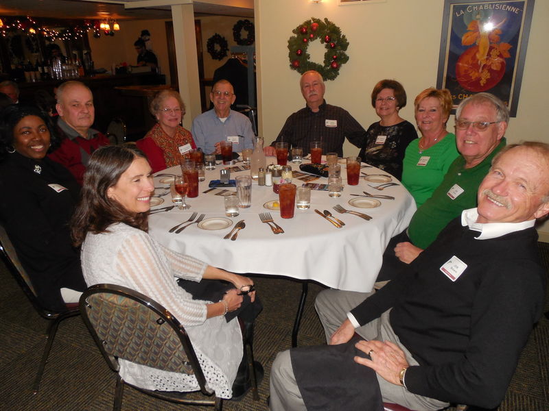 Katherine Brown, Vivian and Bill Arthur, Elizabeth and Dave Spencer, John and Debbie Naeger, Sharon and Jim Worts, Jim Brown