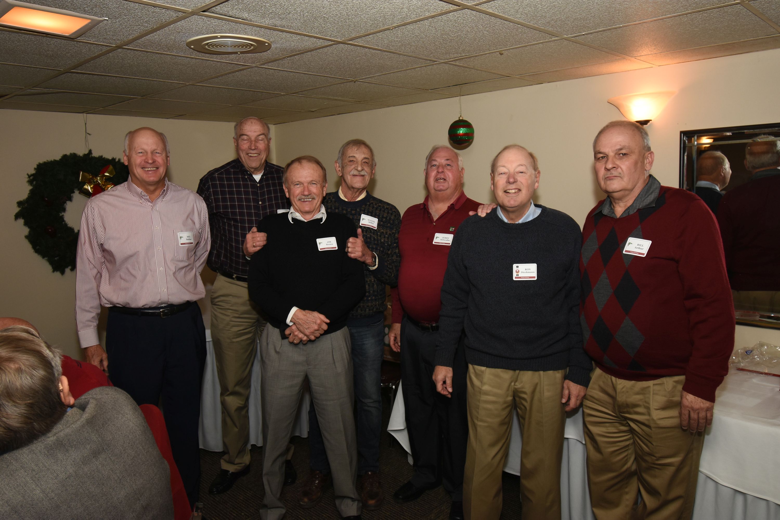 Corps King Softball Attendees: Mel Baldus, Wally Feld, Jim Brown, Wayne Miller, Jerry Schwalbe, Ron Dieckmann, Bill Arthur