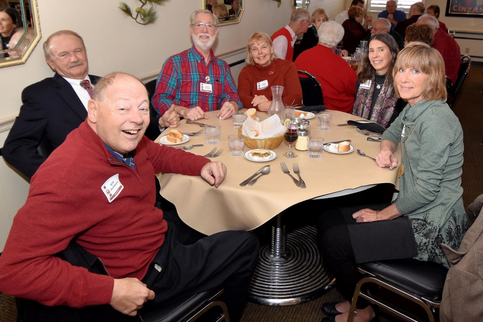 L to R: Ron Dieckmann (closest) Jim Brown, Greg Hempen, Joan Hempen, Katherine Brown, Barb Dieckmann