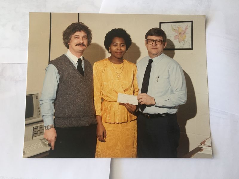 Circa 1980's - Ron Singleton, Deborah Maynard and Ed Middleton