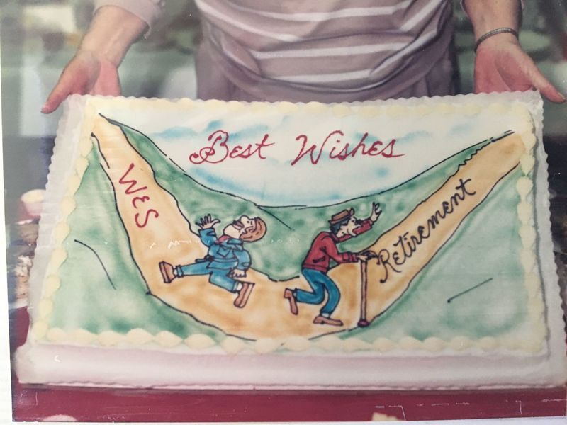 Middleton Send-Off and Barnhardt Retirement Cake