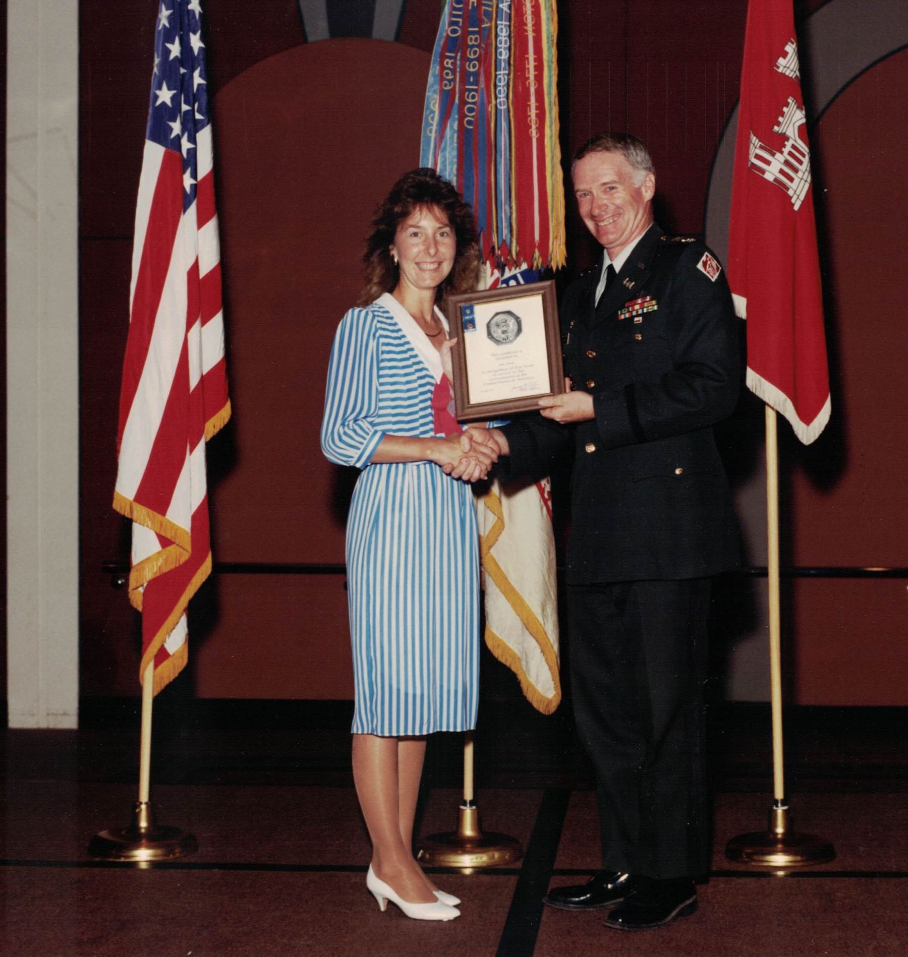 Donna Zoeller and Col Corbin - 1990