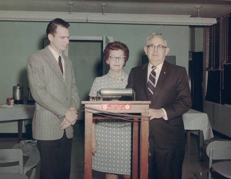 Matt Struckel, Mrs. Miller, and P.D. Miller