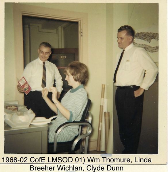 1968 Service Base - William Thomure, Linda Wichlan and Clyde Dunn