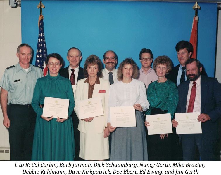 1989 - COE Comanders' Conference Support Award