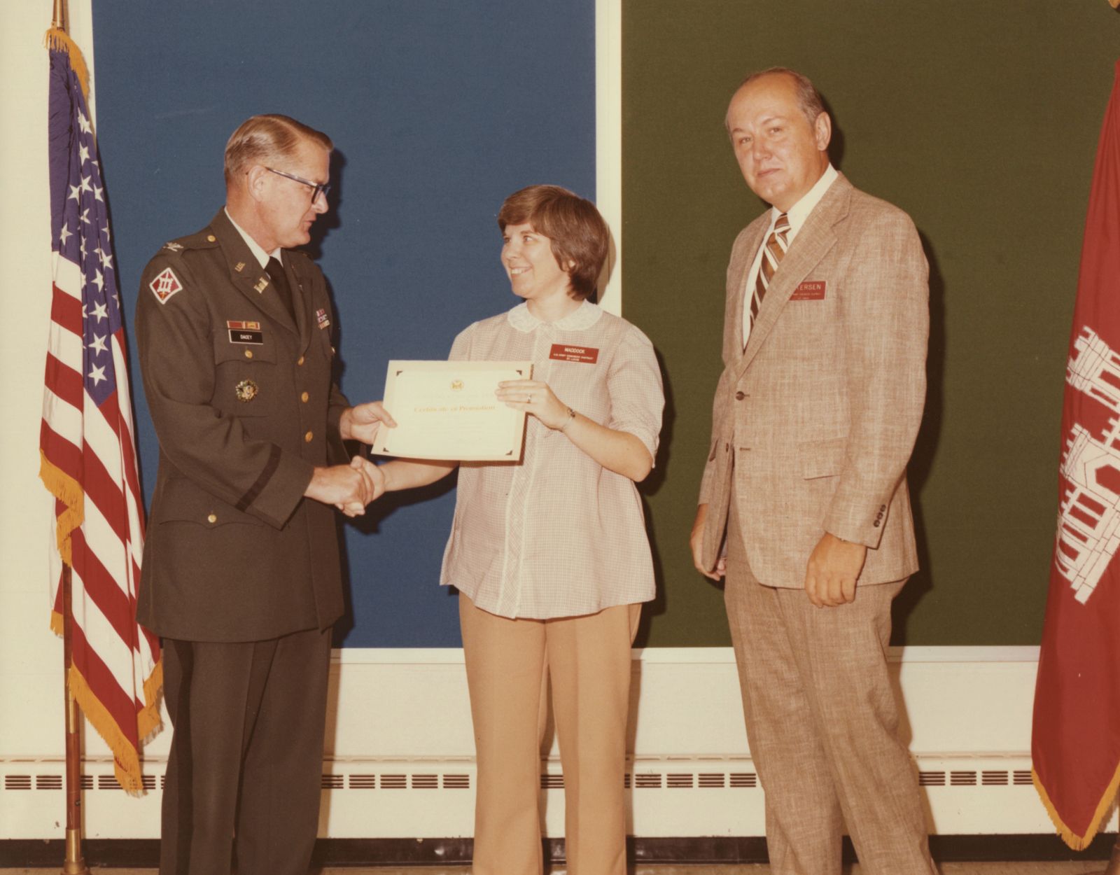 17-COL Dacey, Mary Maddock and Jim Petersen-1980