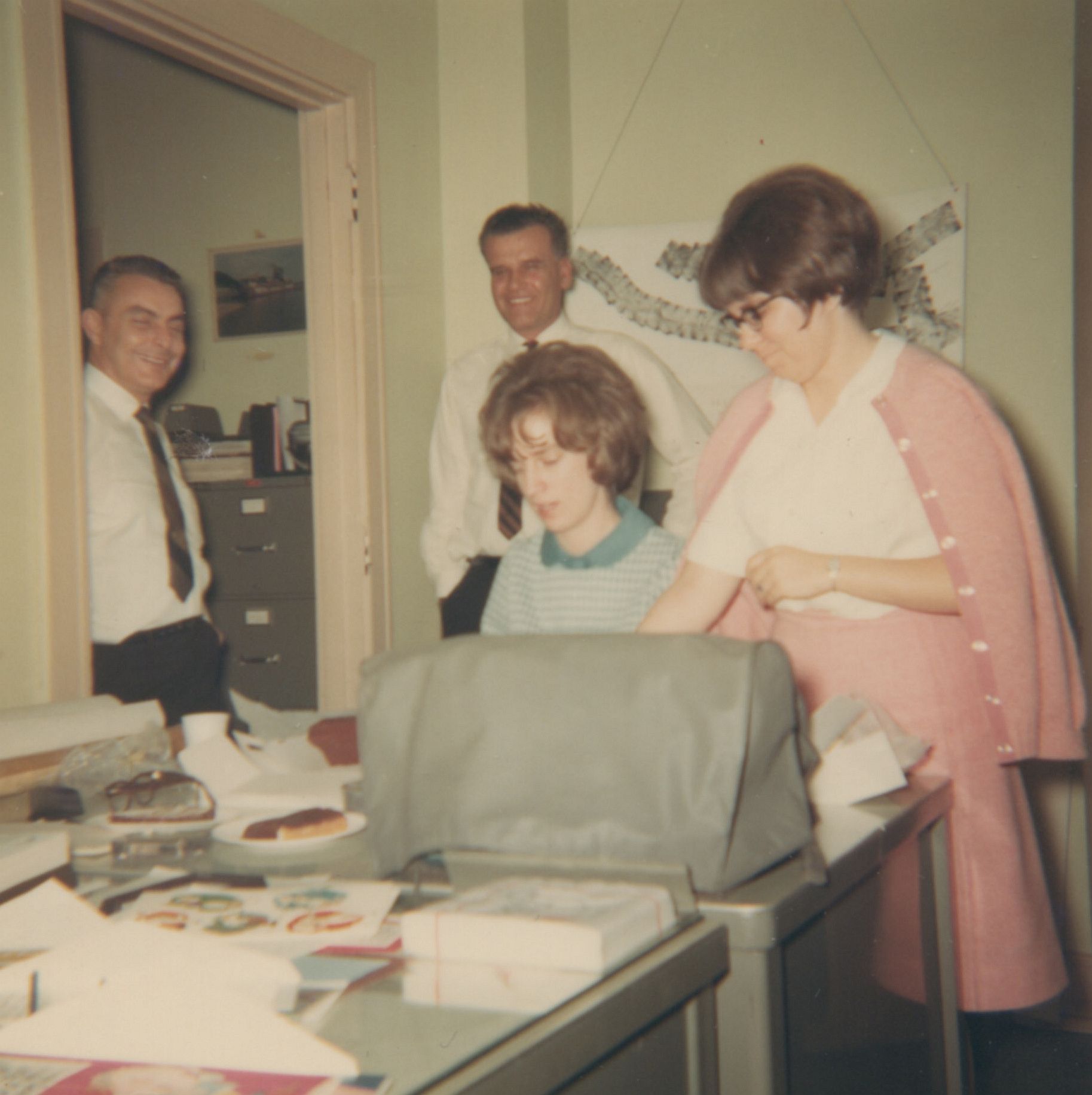 36-Bill Thomure, Clyde Dunn, Linda Wichlan and Mary Kahn Maddock-1968