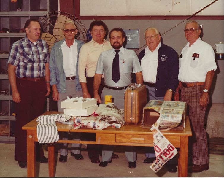 Dan Buckley (L24), Floyd Wade (L27), Neal Krigbaum (L25), Paul Kornberger, Jim Fogilphol (L26), and Bob Jeffreys (Kaskaskia)