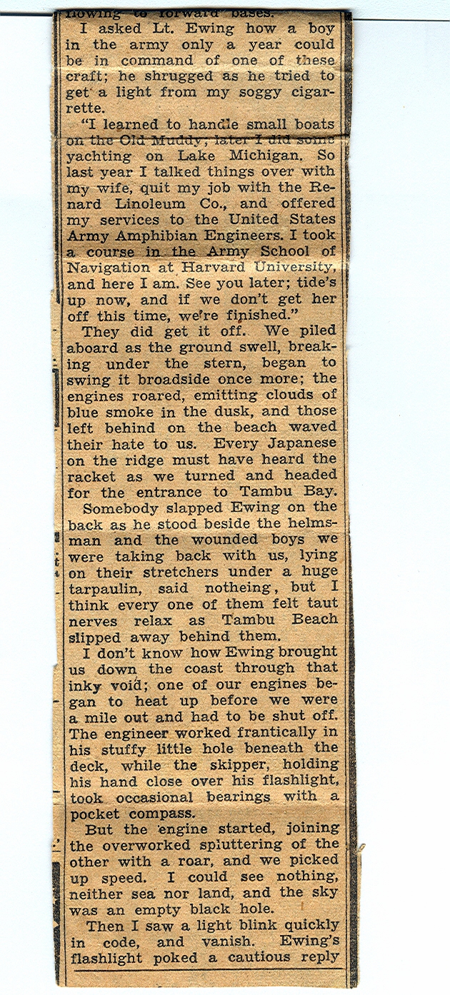 News article Lt. Elwood Ewing 2