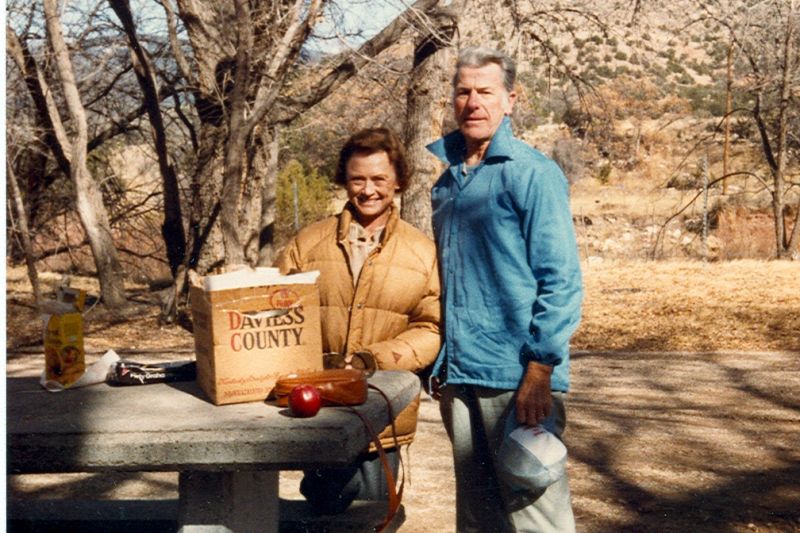 Marie & Arnold Ewing Dec. 1982