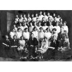 Evelyn-Uncle Bill Confirmation Class 1924-TR2ndfrom right-Row2,2ndfrom left