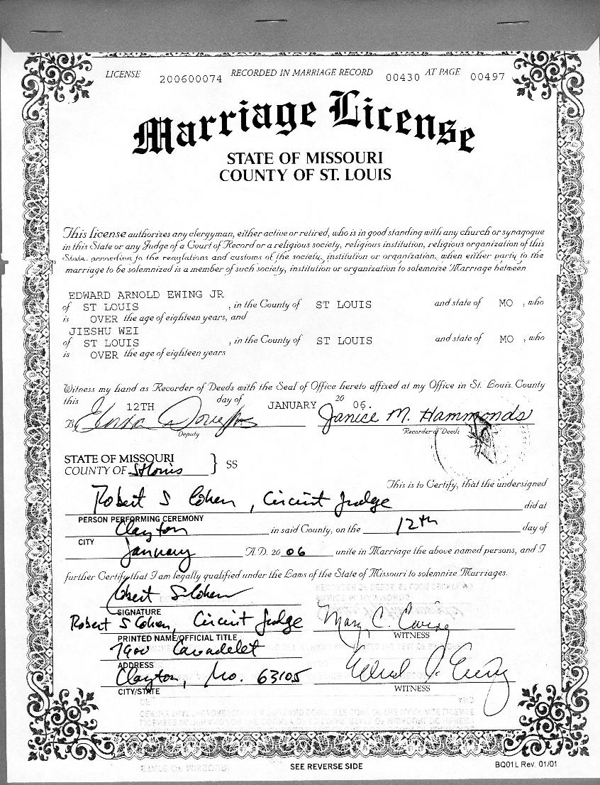 MarriageLicense