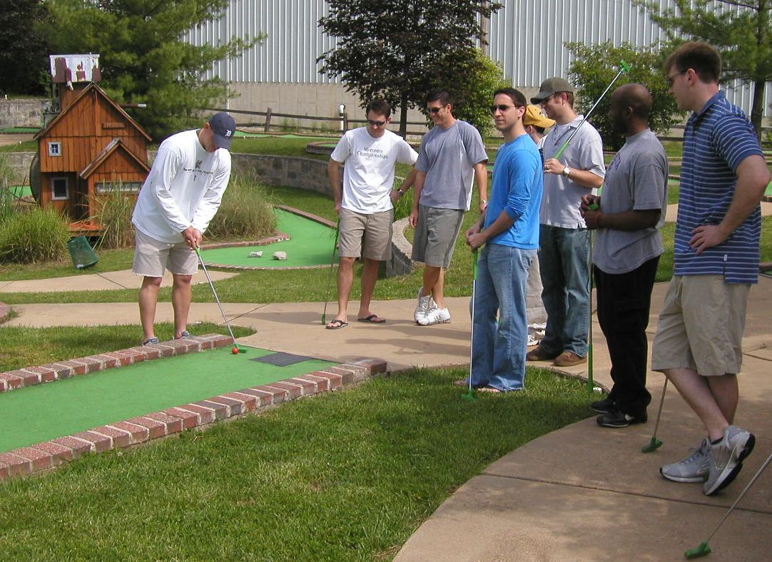 David Teeing Off