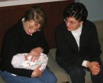 Looks Like Sharon and Grandma Are Checking for Teeth!